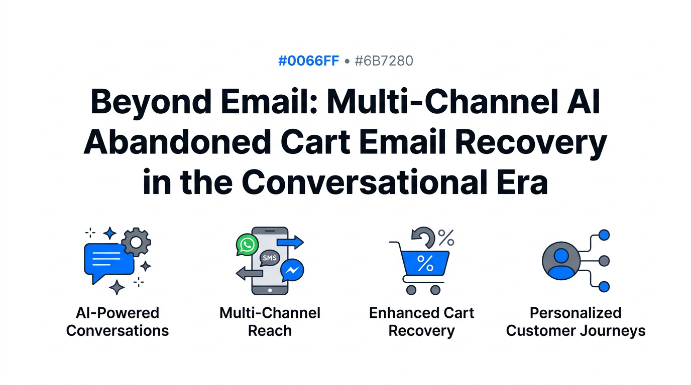 Beyond Email: Multi-Channel AI Abandoned Cart Email Recovery in the Conversational Era