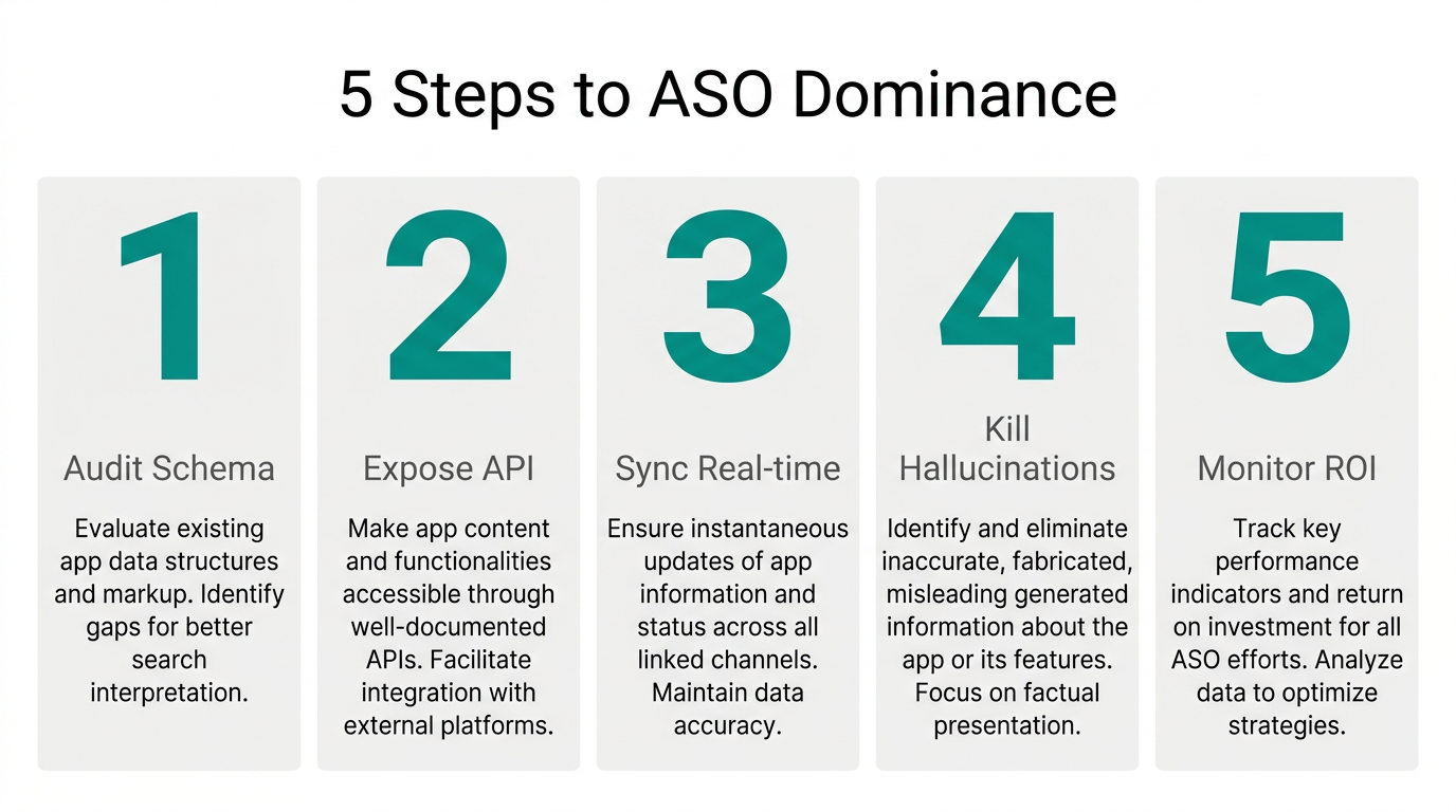 The strategic five-step playbook for dominating Agentic Search Optimization.