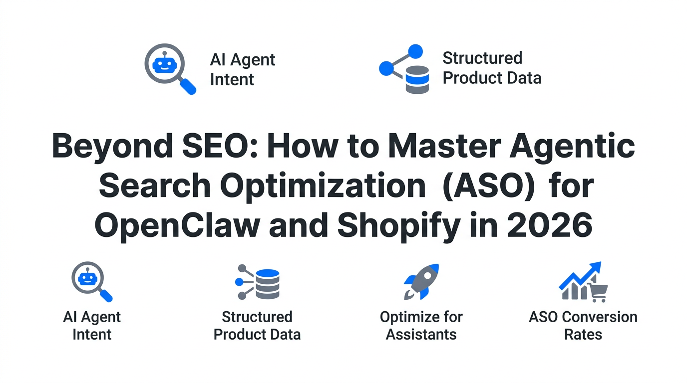 Beyond SEO: How to Master Agentic Search Optimization (ASO) for OpenClaw and Shopify in 2026