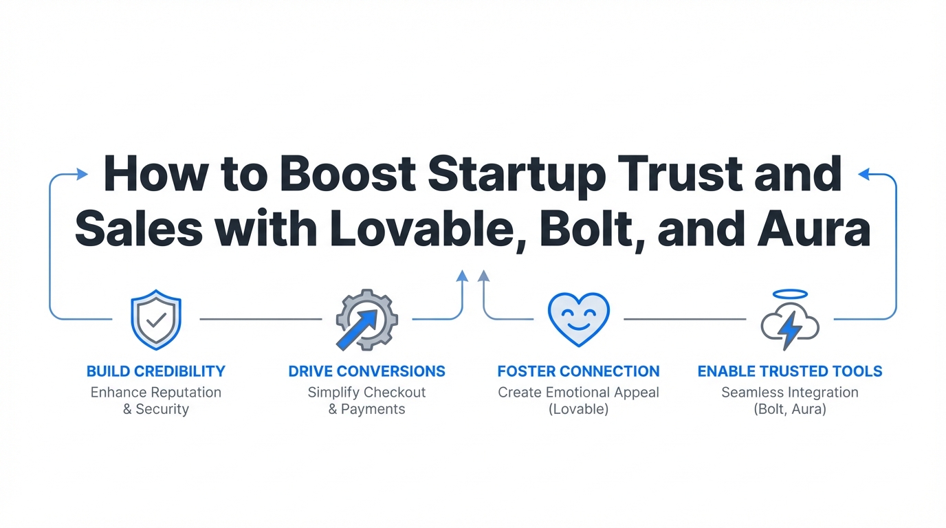 How to Boost Startup Trust and Sales with Lovable, Bolt, and Aura
