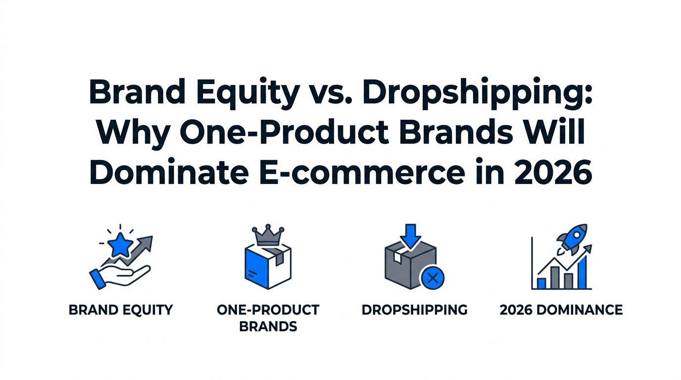 Brand Equity vs. Dropshipping: Why One-Product Brands Will Dominate E-commerce in 2026
