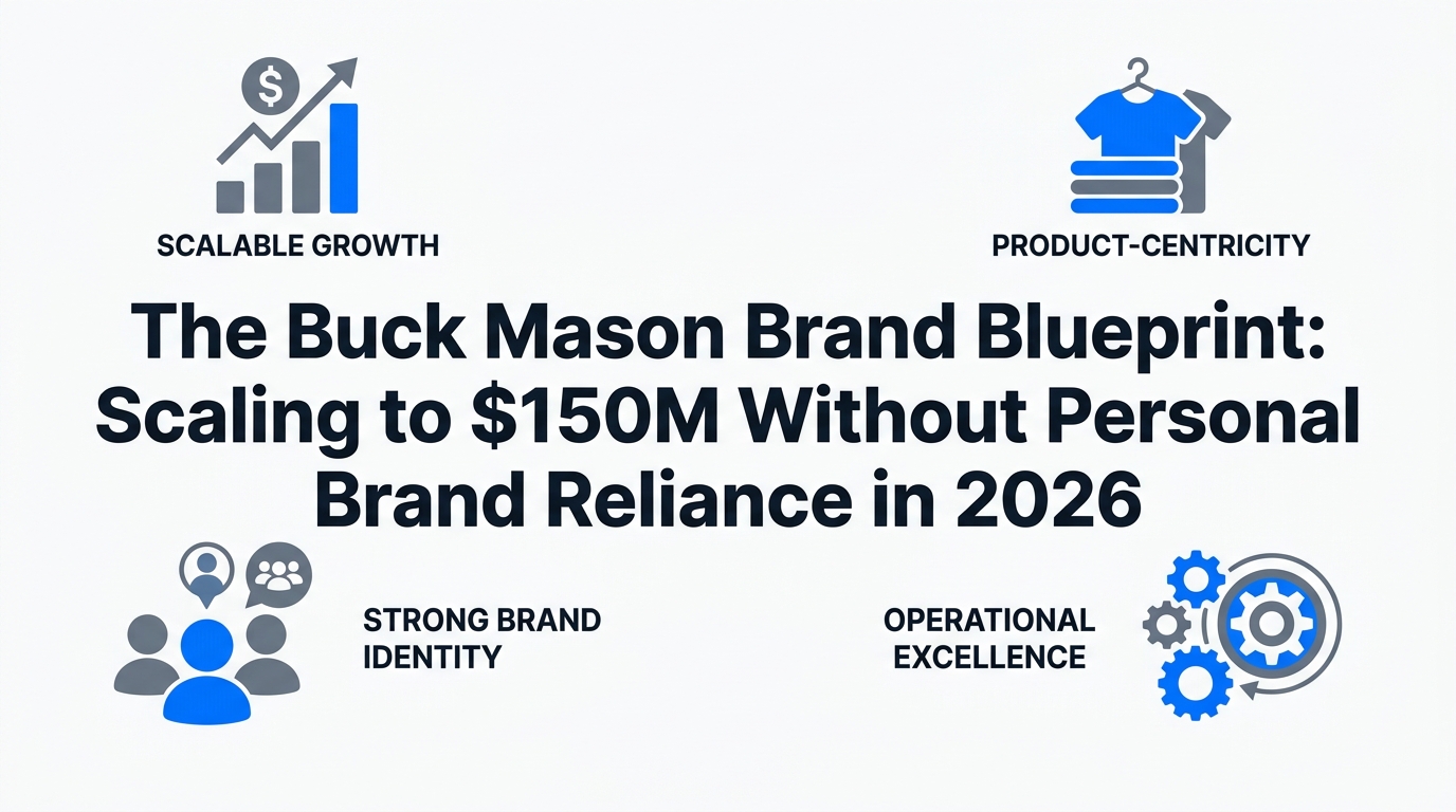The Buck Mason Brand Blueprint: Scaling to $150M Without Personal Brand Reliance in 2026