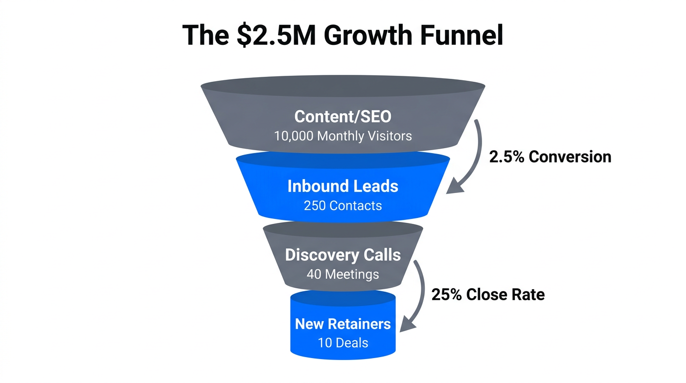Marketing and sales acquisition funnel showing conversion data points
