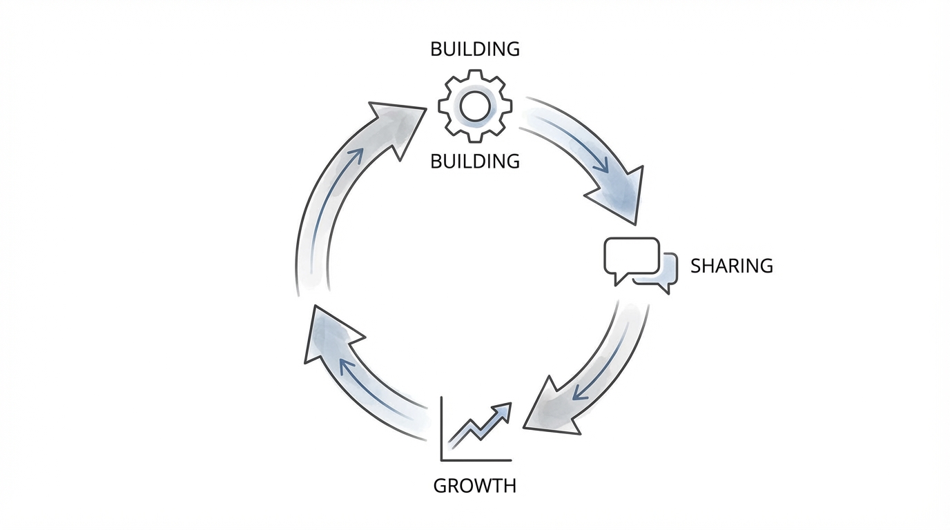 The Build In Public Flywheel