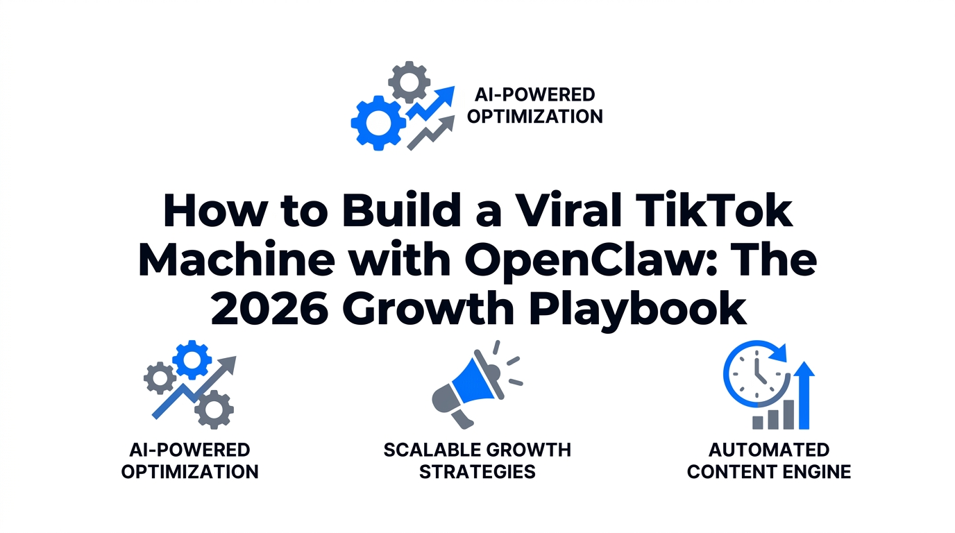 How to Build a Viral TikTok Machine with OpenClaw: The 2026 Growth Playbook