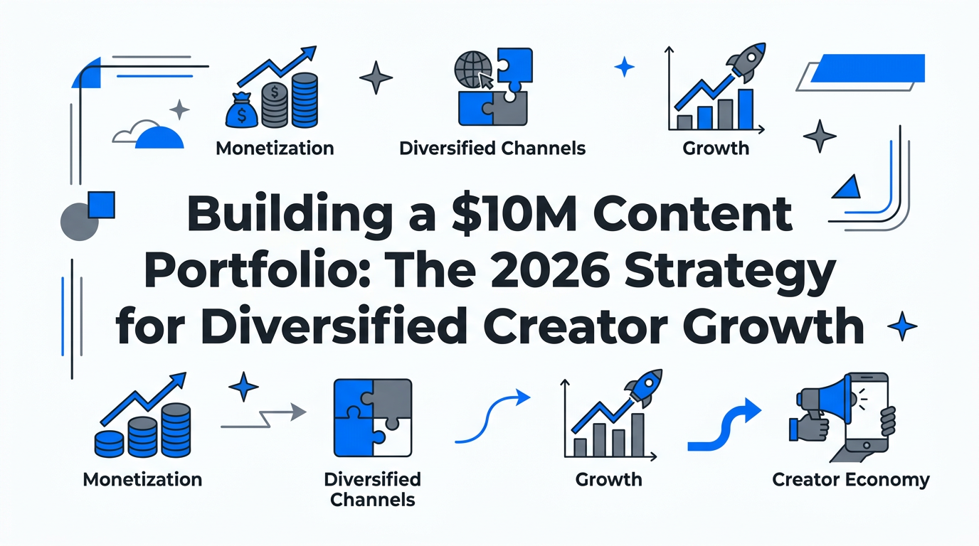 Building a $10M Content Portfolio: The 2026 Strategy for Diversified Creator Growth