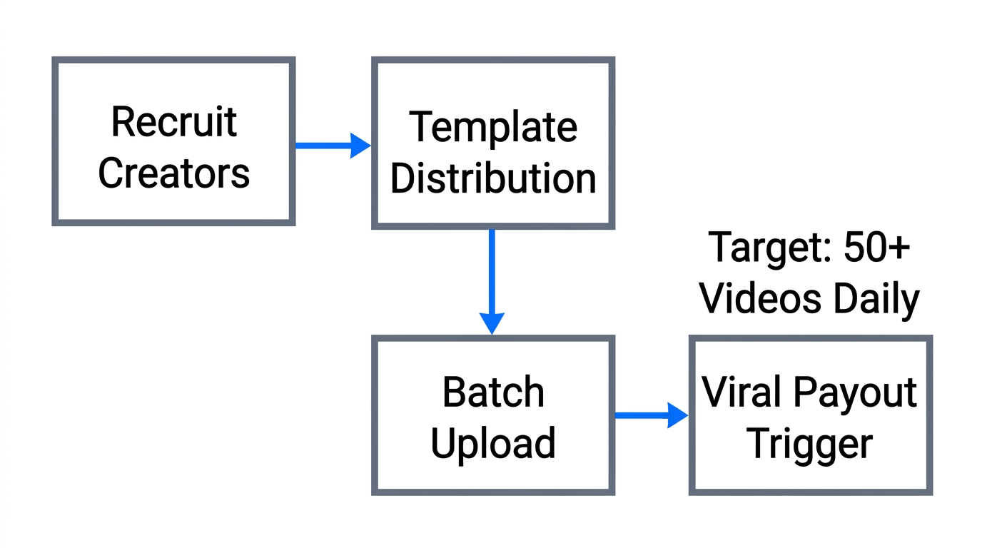 Workflow for managing a decentralized network of high-volume creators.