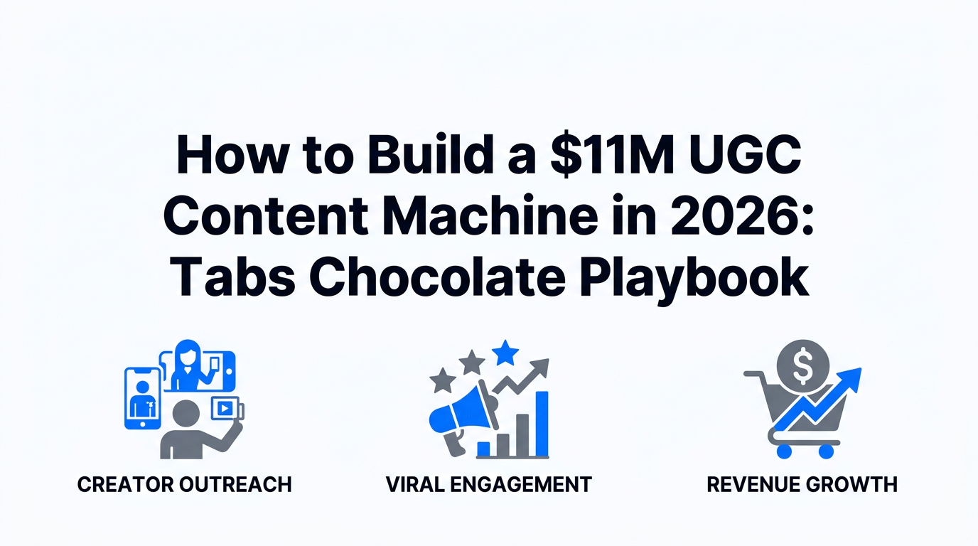 How to Build a $11M UGC Content Machine in 2026: The Tabs Chocolate Playbook