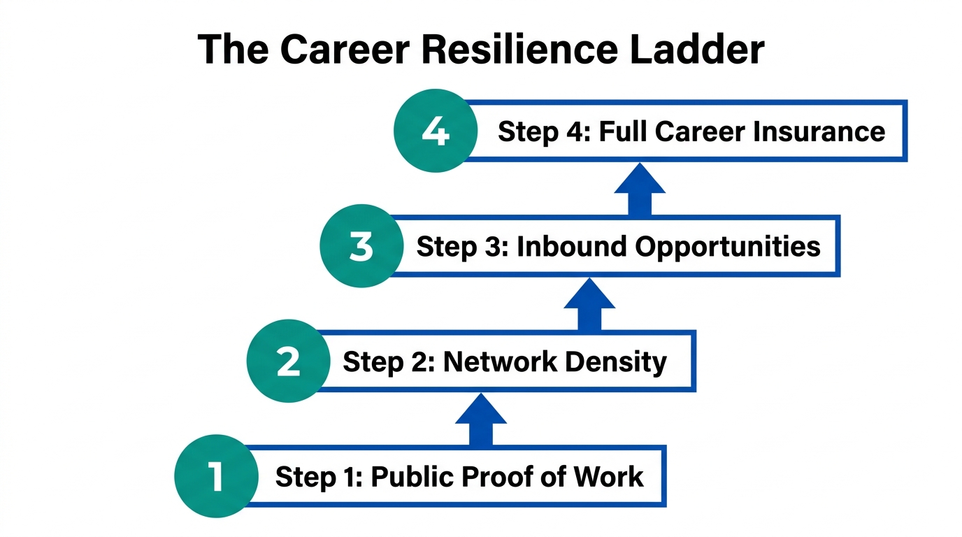 How building a personal brand creates career safety and inbound demand.