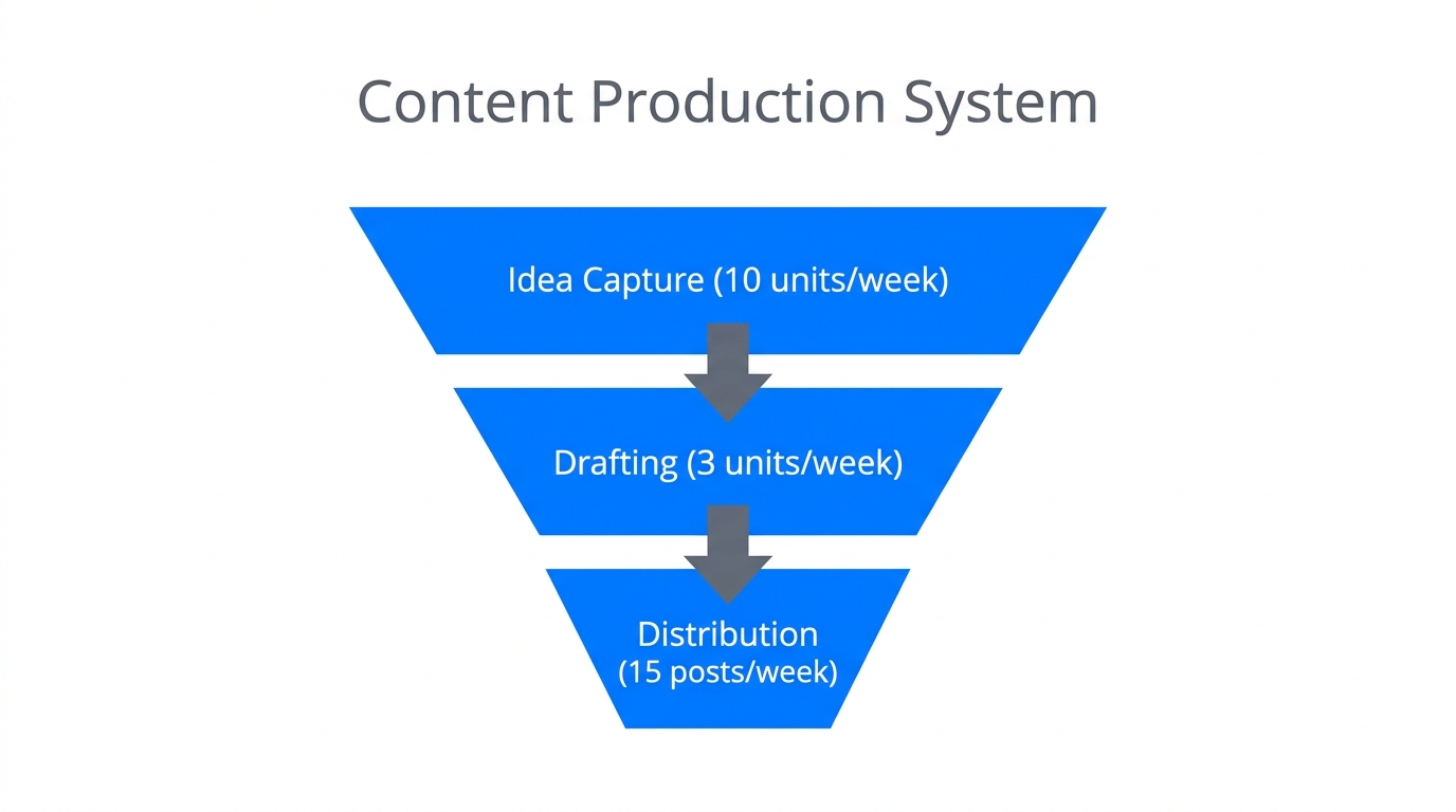 A high-consistency system for turning raw ideas into multi-platform content.