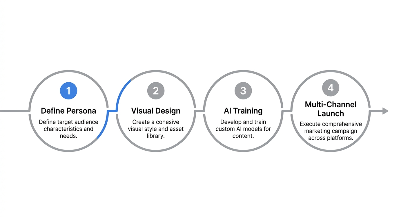 Four essential steps to launching a virtual influencer strategy.
