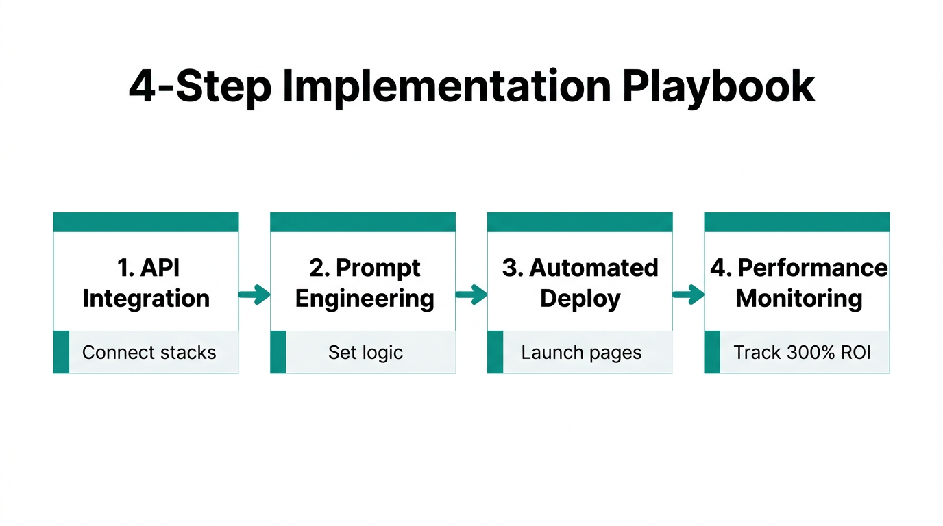 Step-by-step implementation guide for building agentic marketing systems.