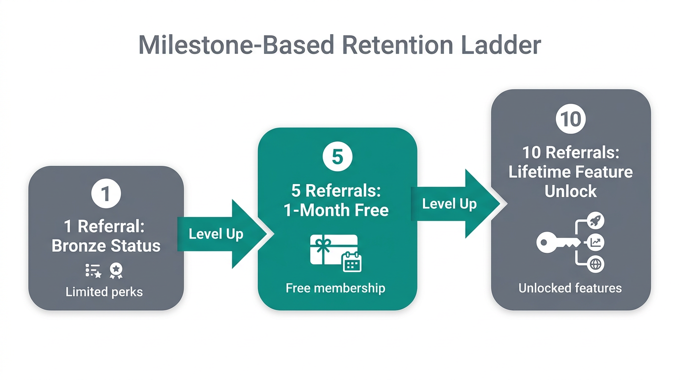 Using milestone rewards to drive long-term user retention and engagement.