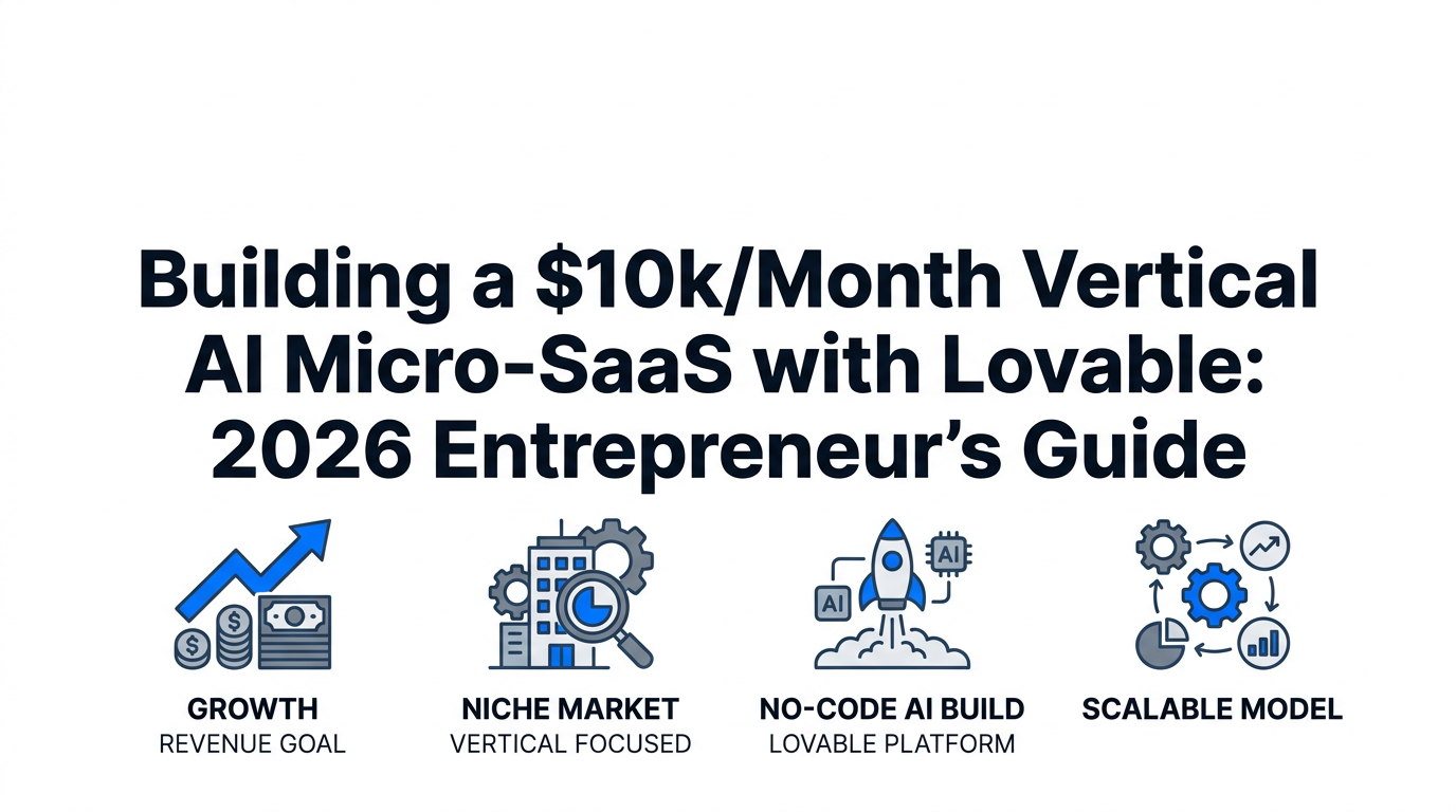 Building a $10k/Month Vertical AI Micro-SaaS with Lovable: A 2026 Entrepreneur’s Guide