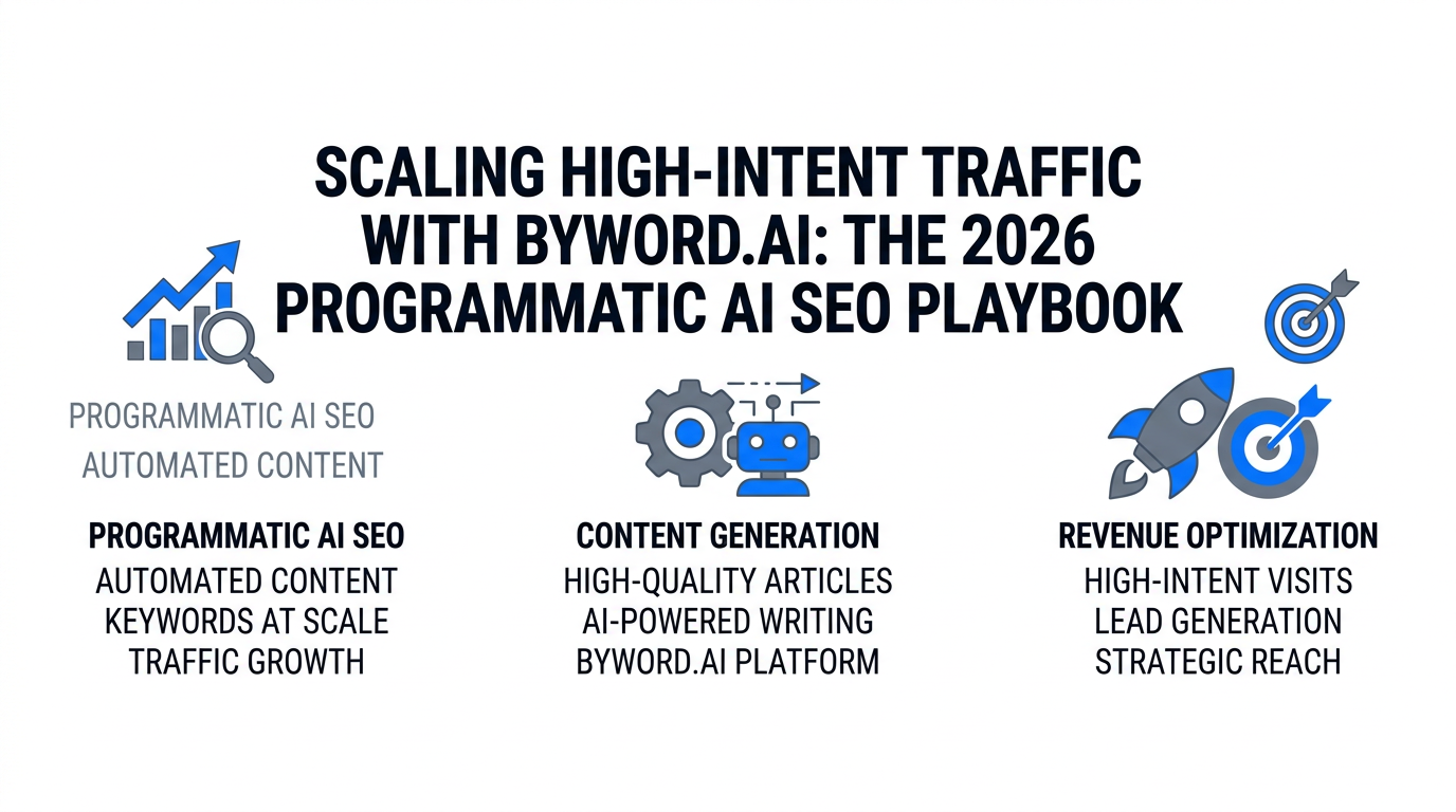 Scaling High-Intent Traffic with Byword.ai: The 2026 Programmatic AI SEO Playbook