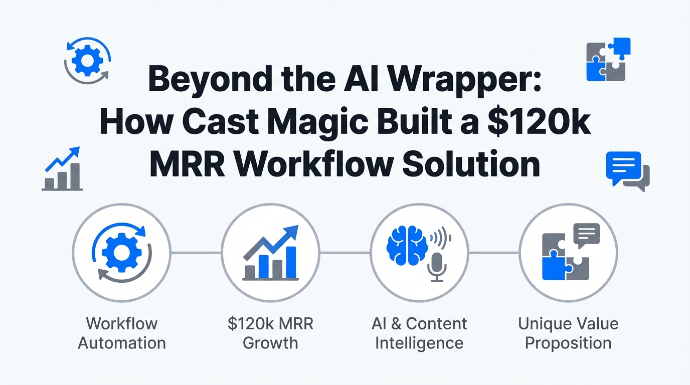 Beyond the AI Wrapper: How Cast Magic Built a $120k MRR Workflow Solution