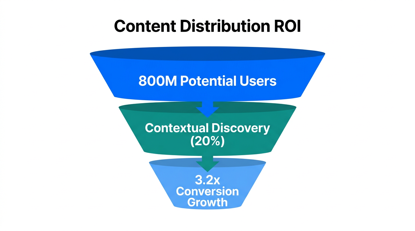 How ChatGPT app distribution drives higher conversion rates and ROI.