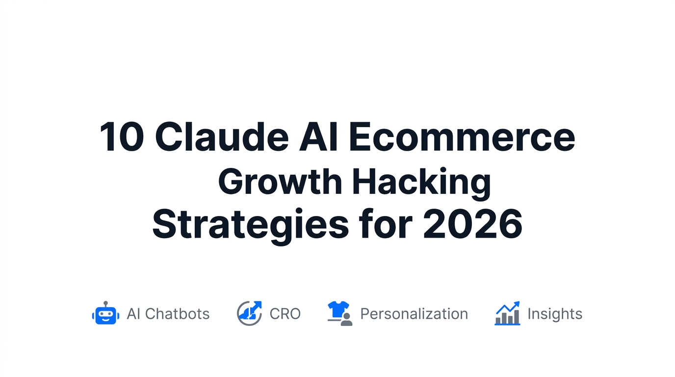 10 Claude AI Ecommerce Growth Hacking Strategies for 2026