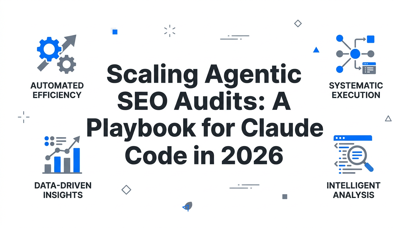 Scaling Agentic SEO Audits: A Playbook for Claude Code in 2026