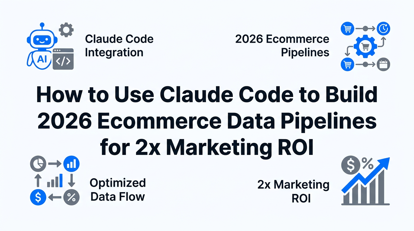 How to Use Claude Code to Build 2026 Ecommerce Data Pipelines for 2x Marketing ROI