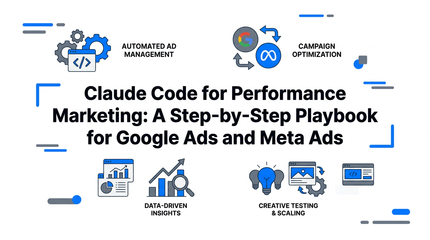 Claude Code for Performance Marketing: A Step-by-Step Playbook for Google Ads and Meta Ads