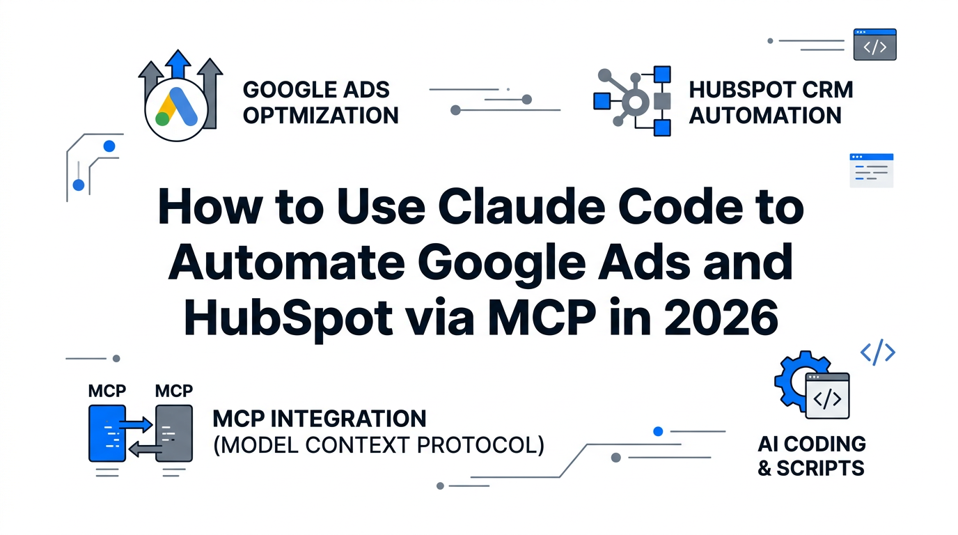 How to Use Claude Code to Automate Google Ads and HubSpot via MCP in 2026