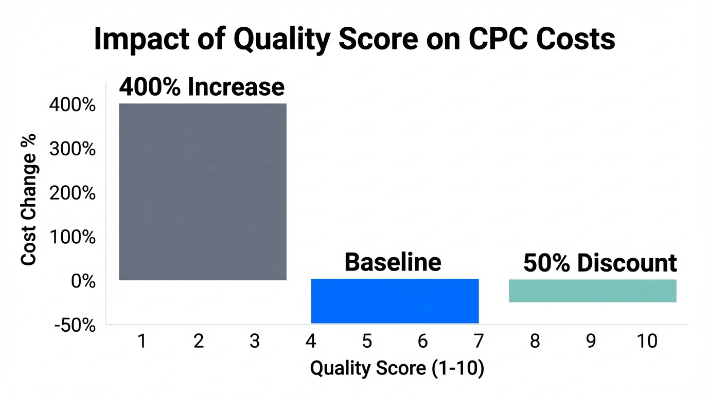 How Quality Score determines the final cost of your CPC.