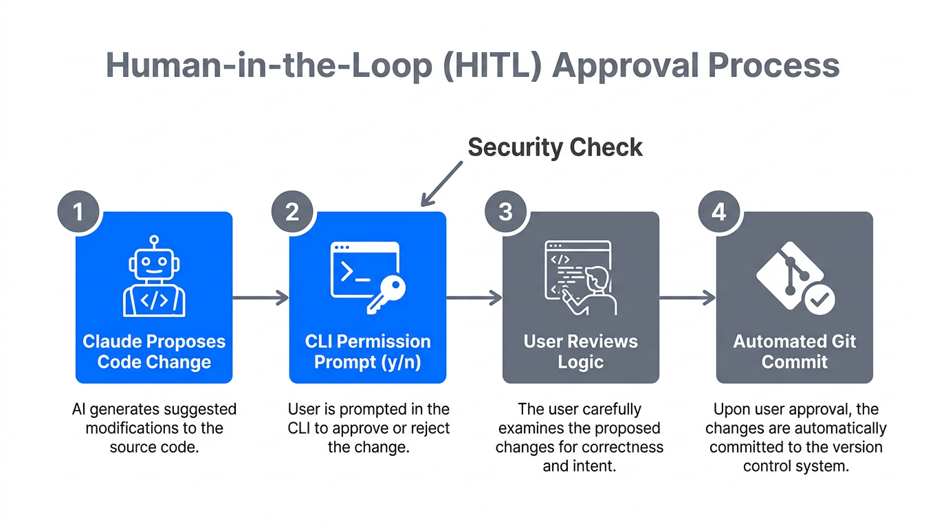 The safe deployment loop using Claude Code for marketing updates.