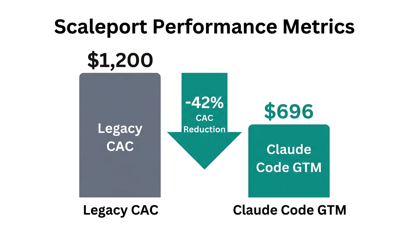 Comparison of Customer Acquisition Cost before and after context engineering.