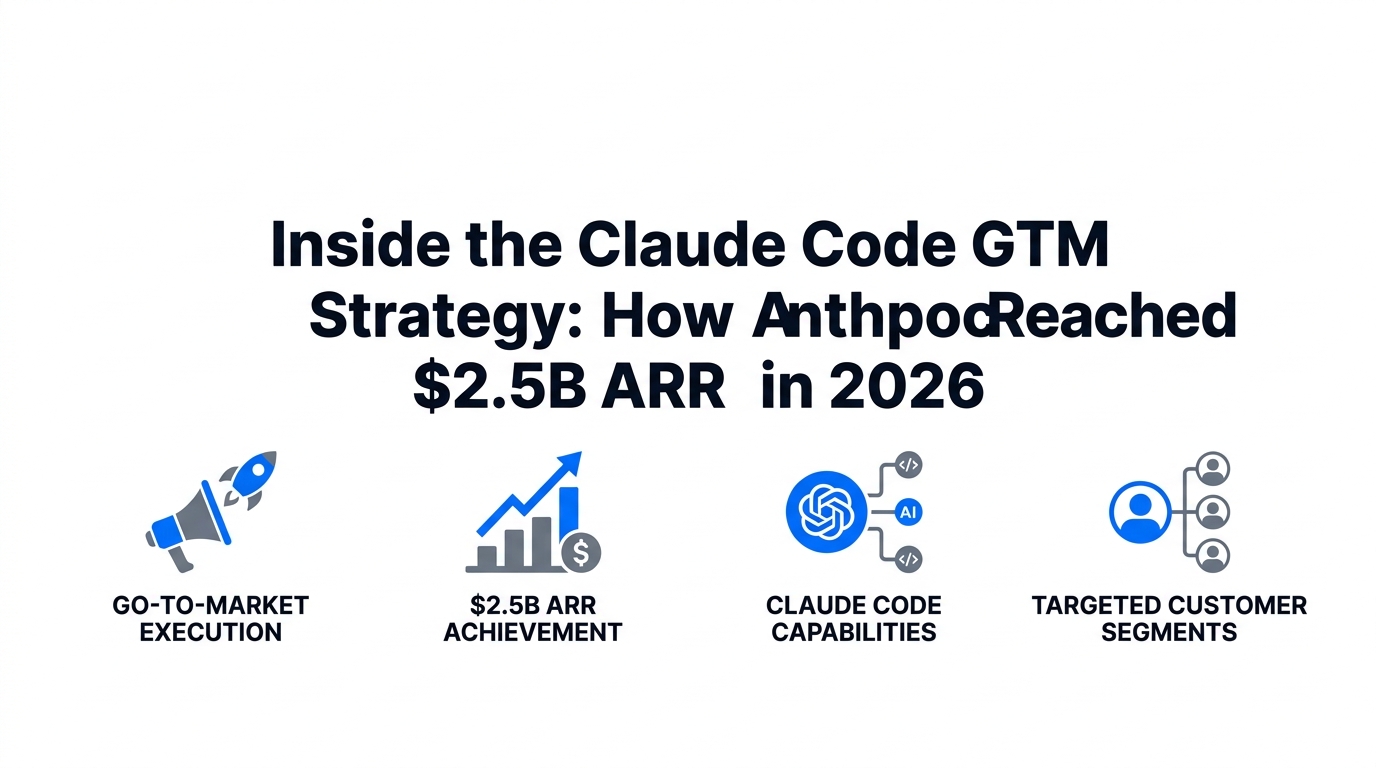 Inside the Claude Code GTM Strategy: How Anthropic Reached $2.5B ARR in 2026