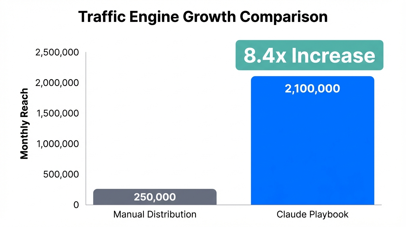 Comparative traffic results before and after implementing the agentic playbook.