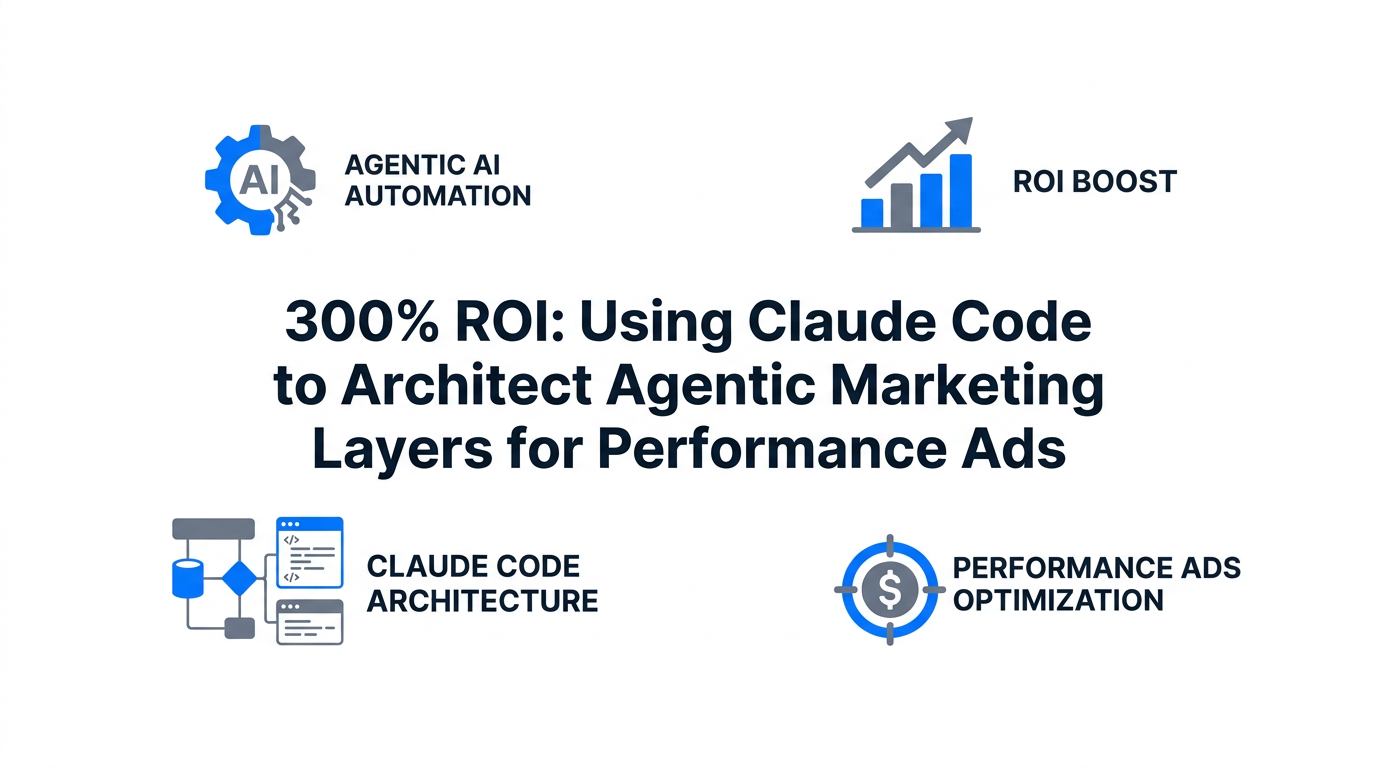 300% ROI: Using Claude Code to Architect Agentic Marketing Layers for Performance Ads