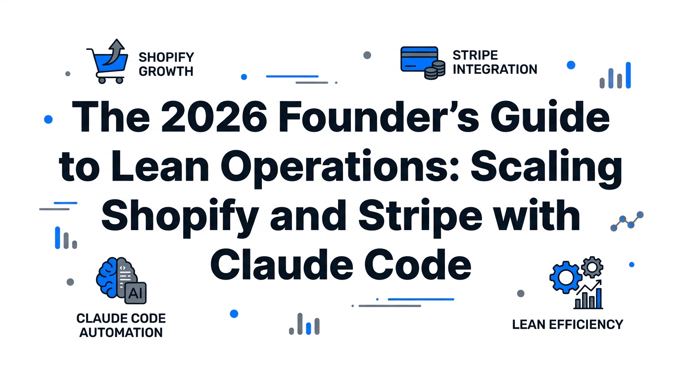 The 2026 Founder’s Guide to Lean Operations: Scaling Shopify and Stripe with Claude Code