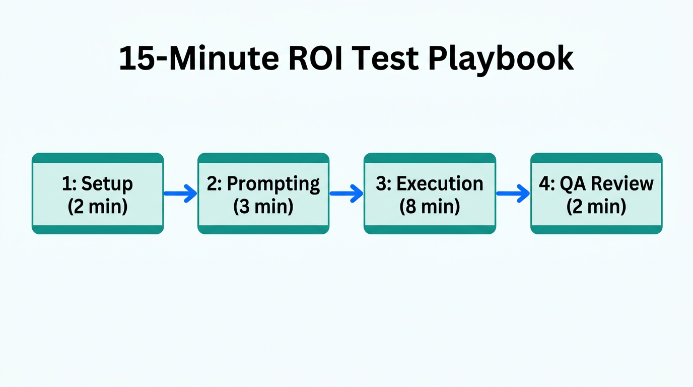 The four-step process for rapid tool performance evaluation.