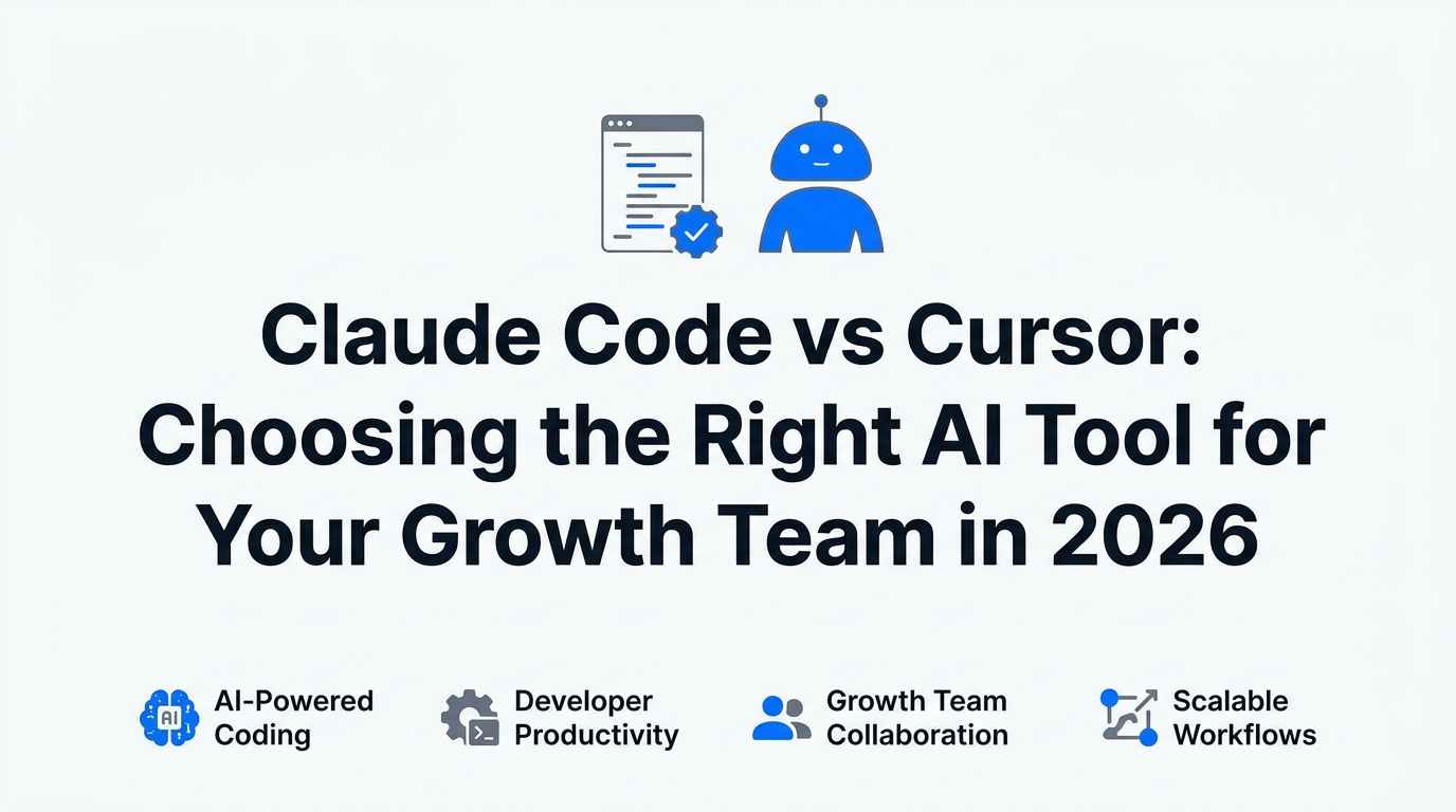 Claude Code vs Cursor: Choosing the Right AI Tool for Your Growth Team in 2026
