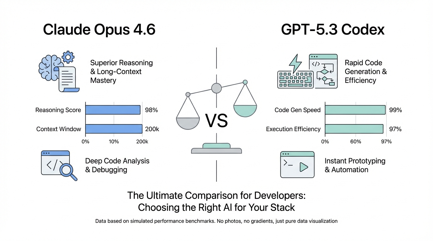 Claude Opus 4.6 vs GPT-5.3 Codex: The Ultimate Comparison for Developers