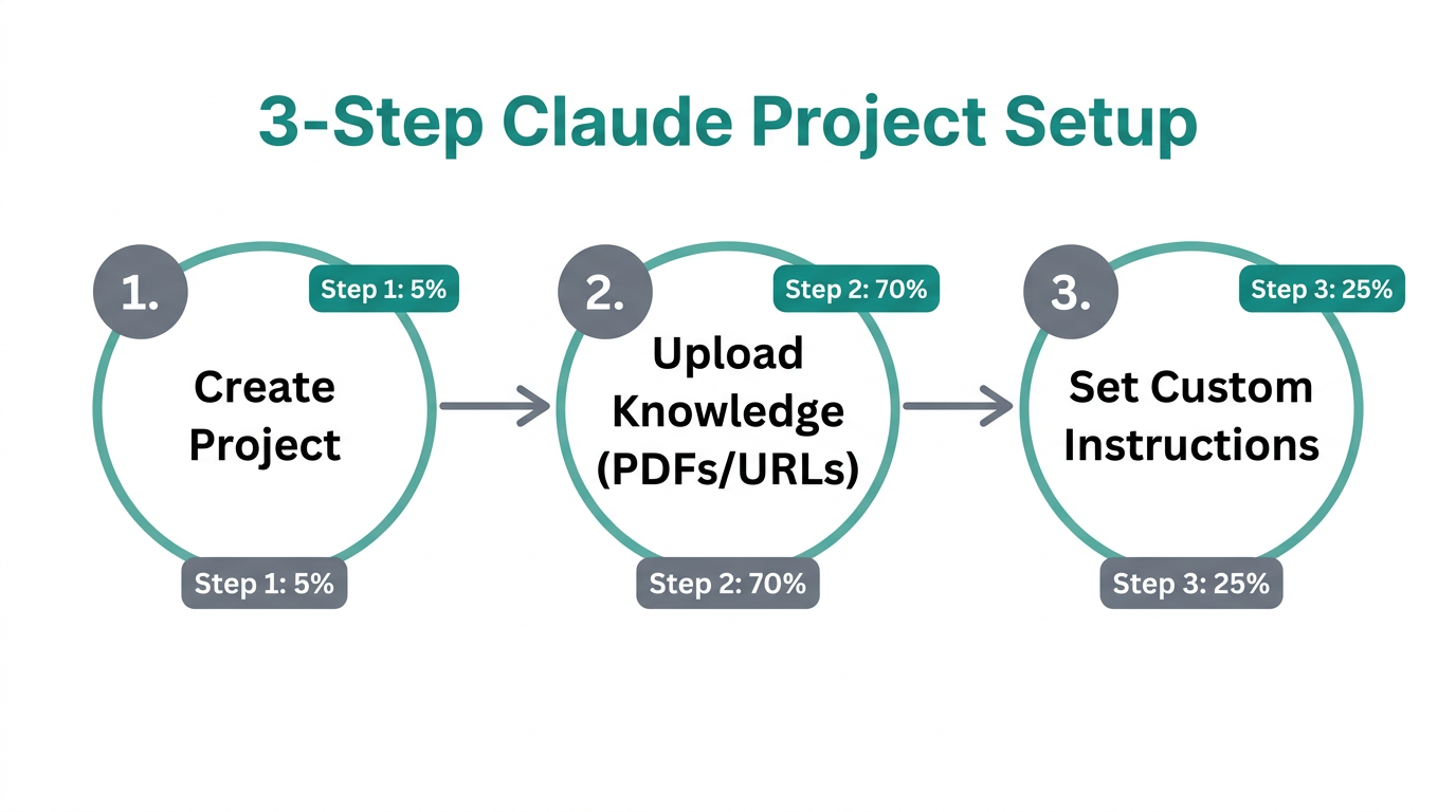Three-step process for initializing a consistent brand environment in Claude.