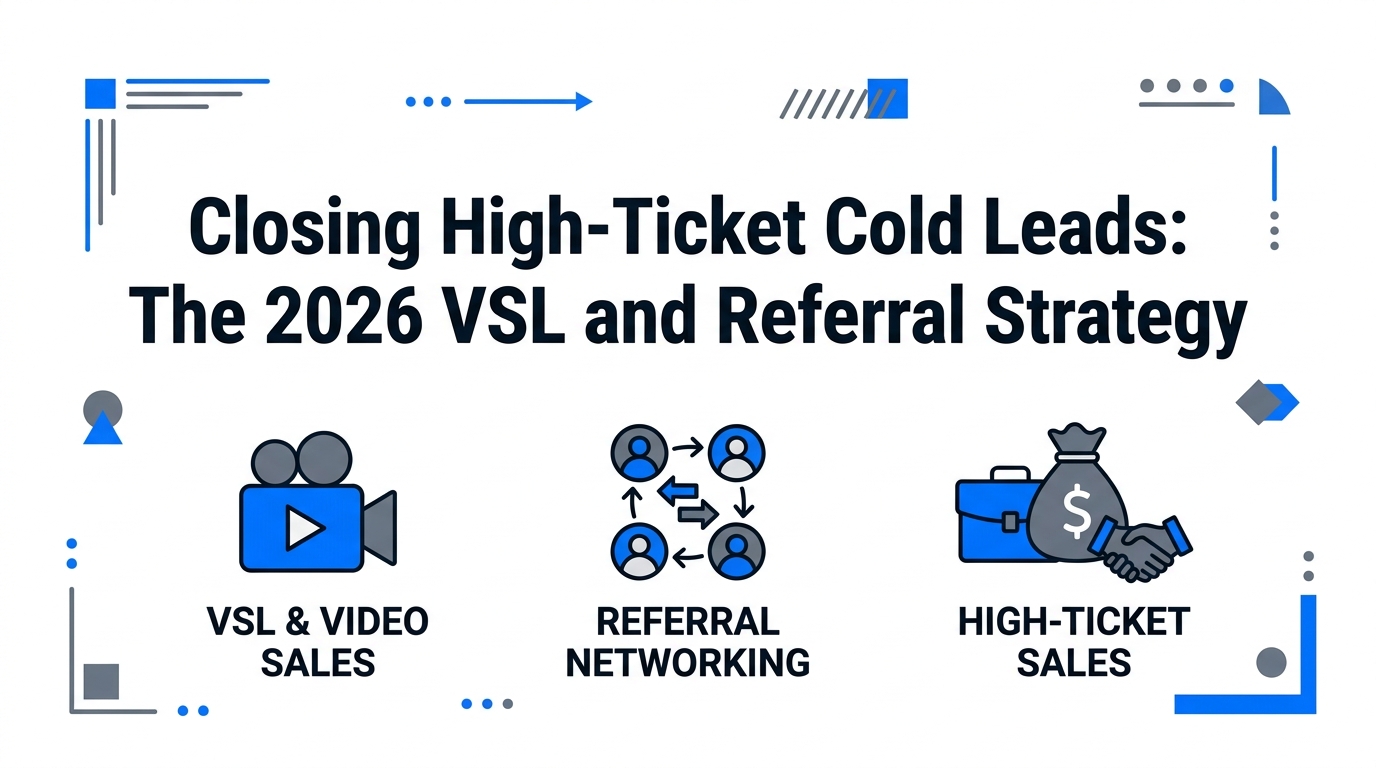 Closing High-Ticket Cold Leads: The 2026 VSL and Referral Strategy