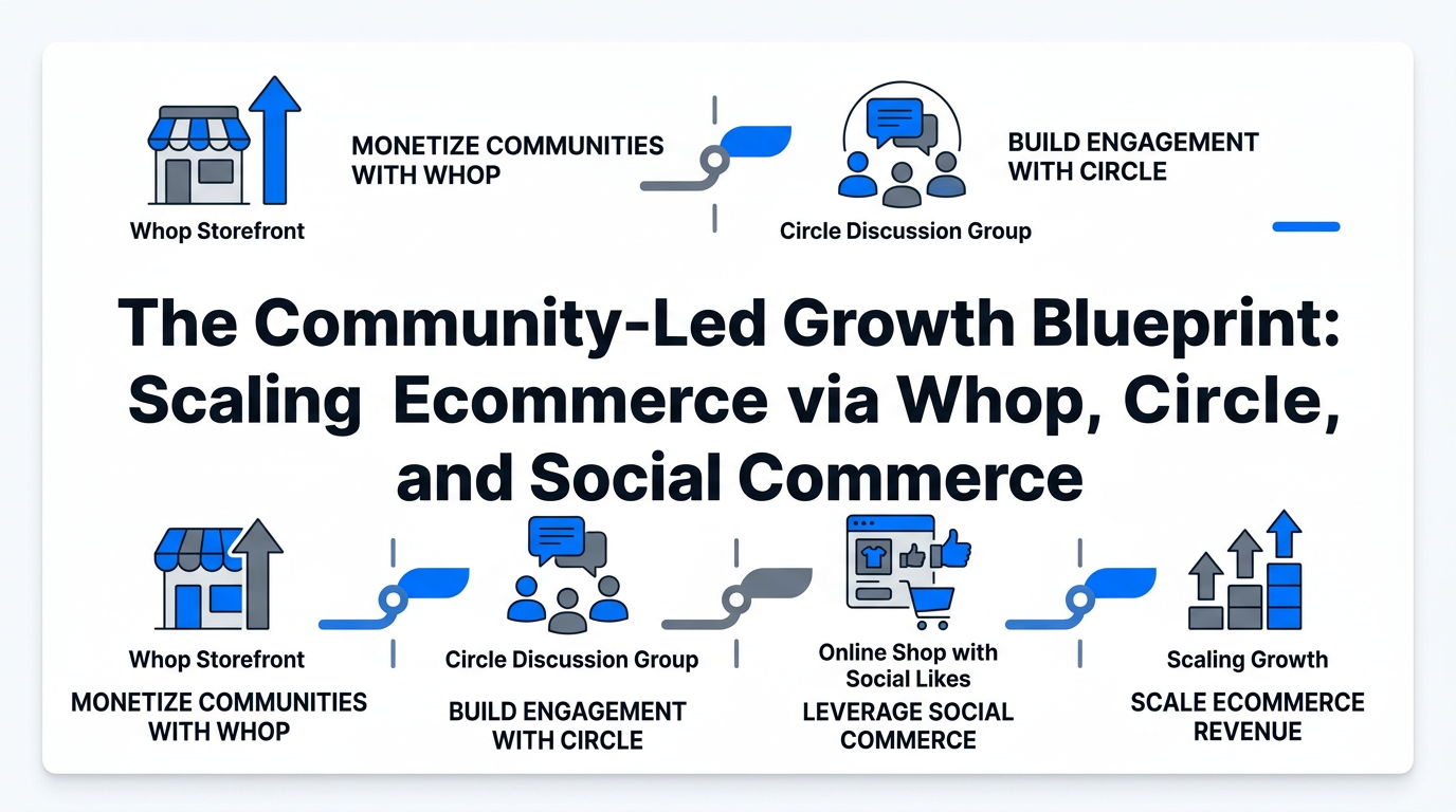 The Community-Led Growth Blueprint: Scaling Ecommerce via Whop, Circle, and Social Commerce