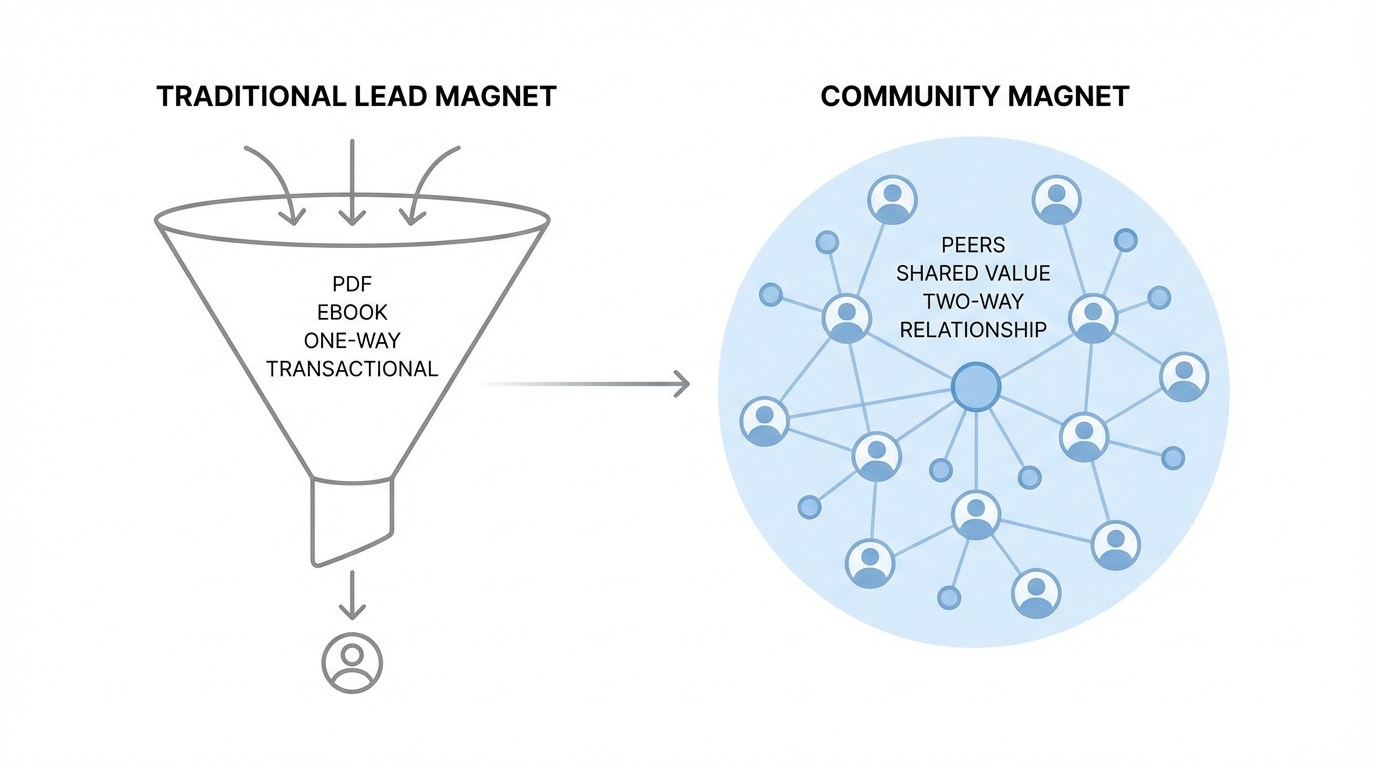 Lead Magnet Vs Community Magnet