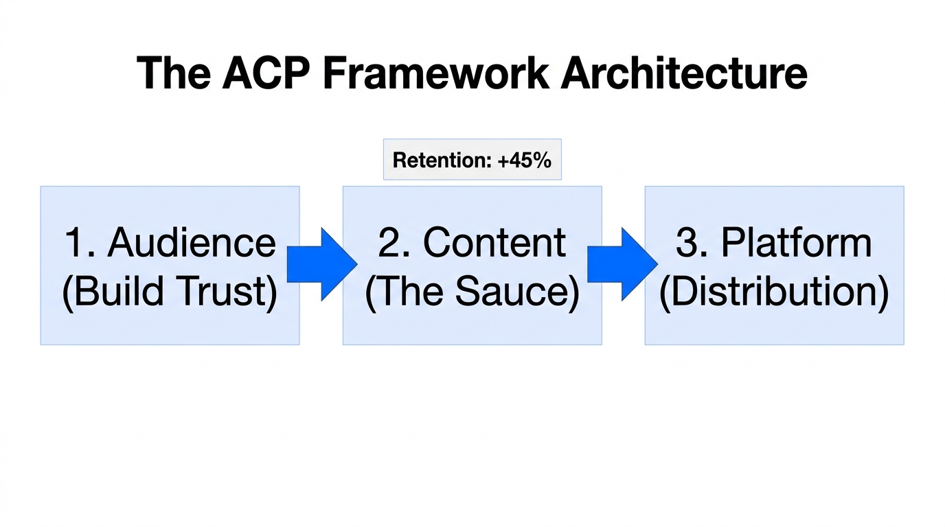 The three pillars of the ACP content framework