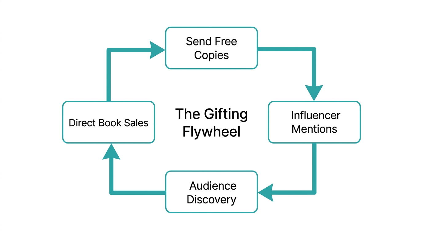 The organic growth cycle generated by strategic book gifting.