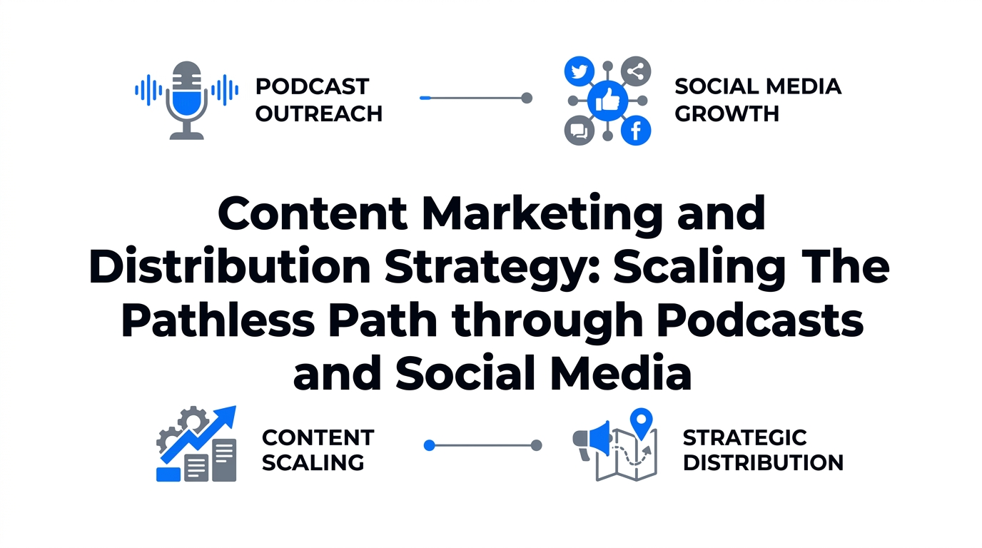 Content Marketing and Distribution Strategy: Scaling The Pathless Path through Podcasts and Social Media