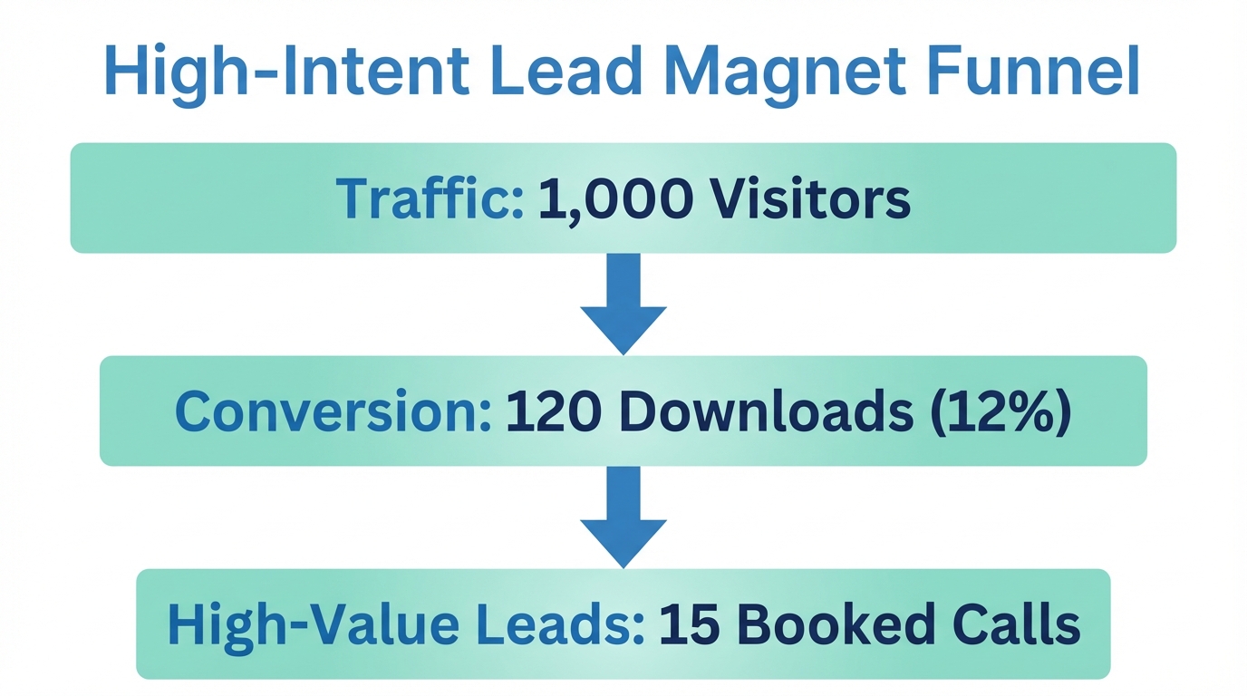 How a concise lead magnet drives higher conversion and lead quality.