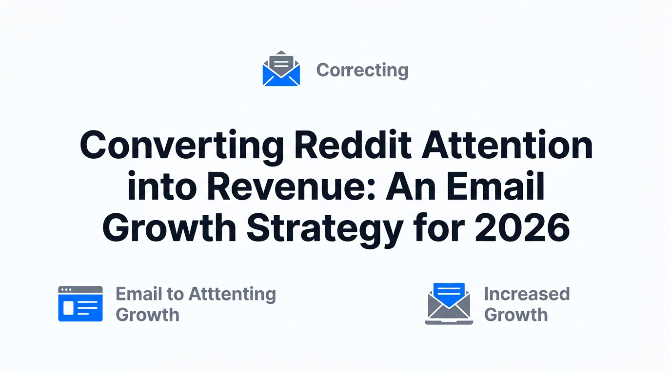 Converting Reddit Attention into Revenue: An Email Growth Strategy for 2026