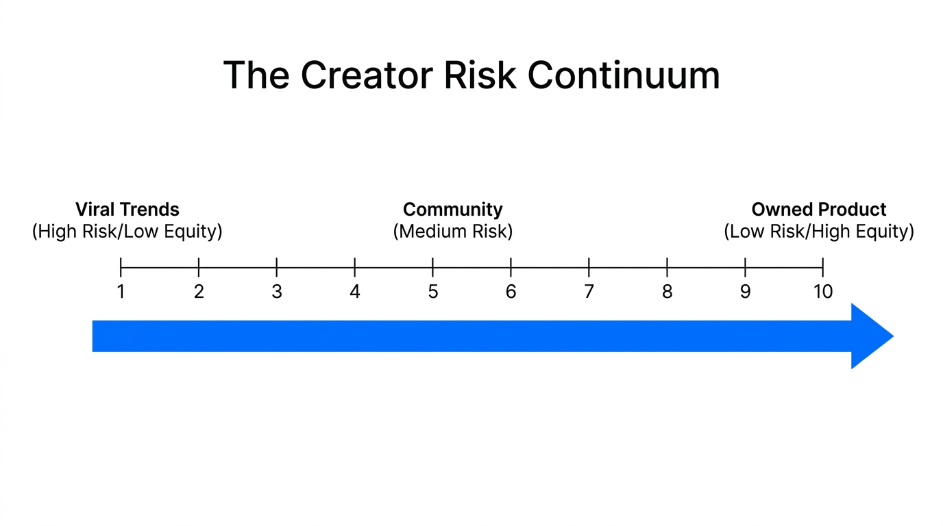 Mapping the transition from viral vanity to long-term business equity.