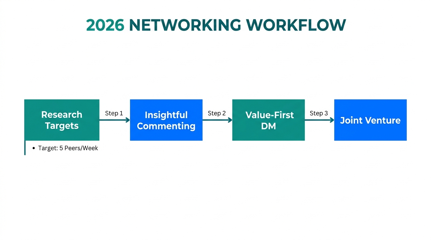 The systematic process for building strategic networking partnerships.