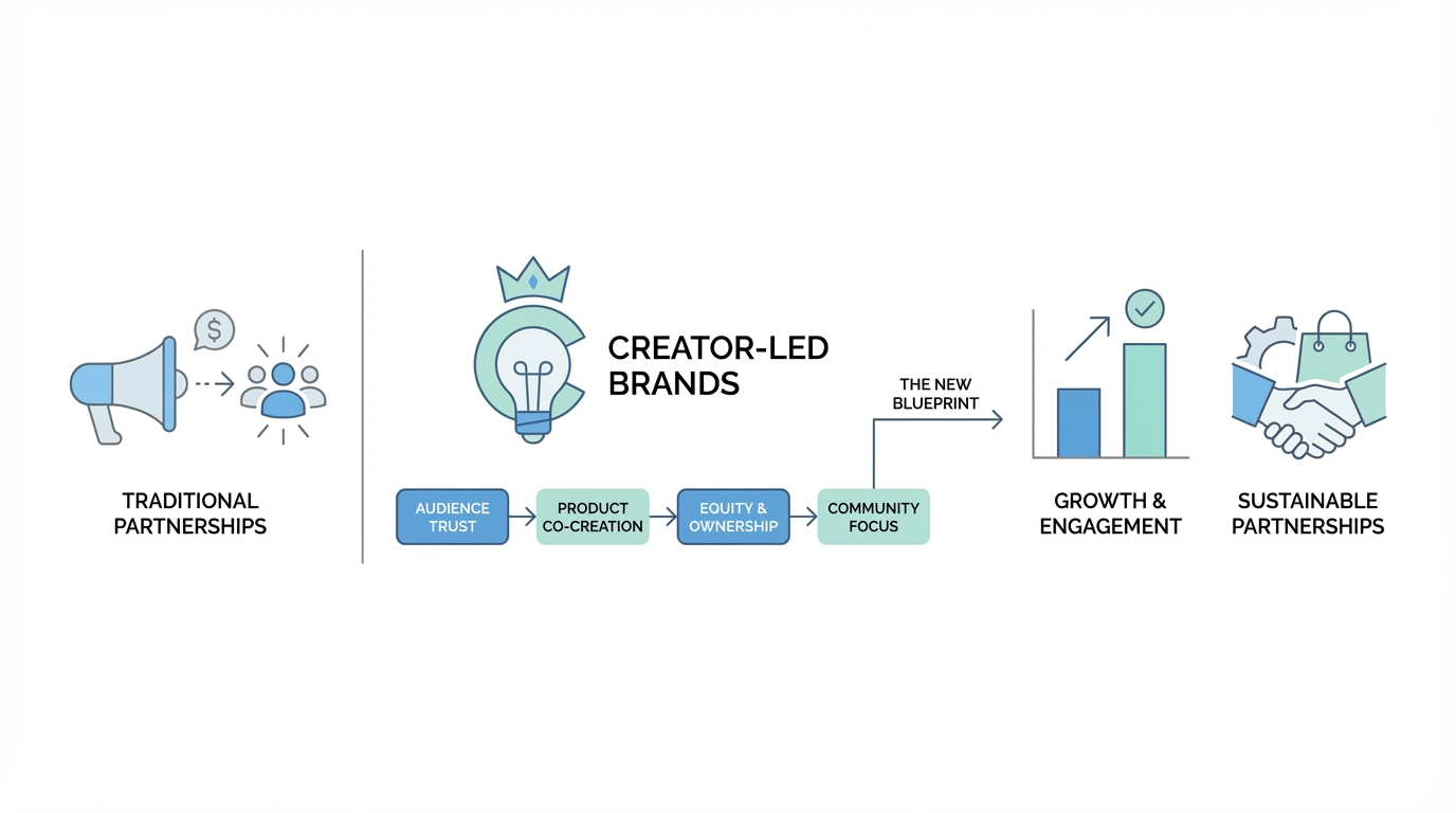 Creator-Led Brands: The New Blueprint for Influencer Marketing Partnerships