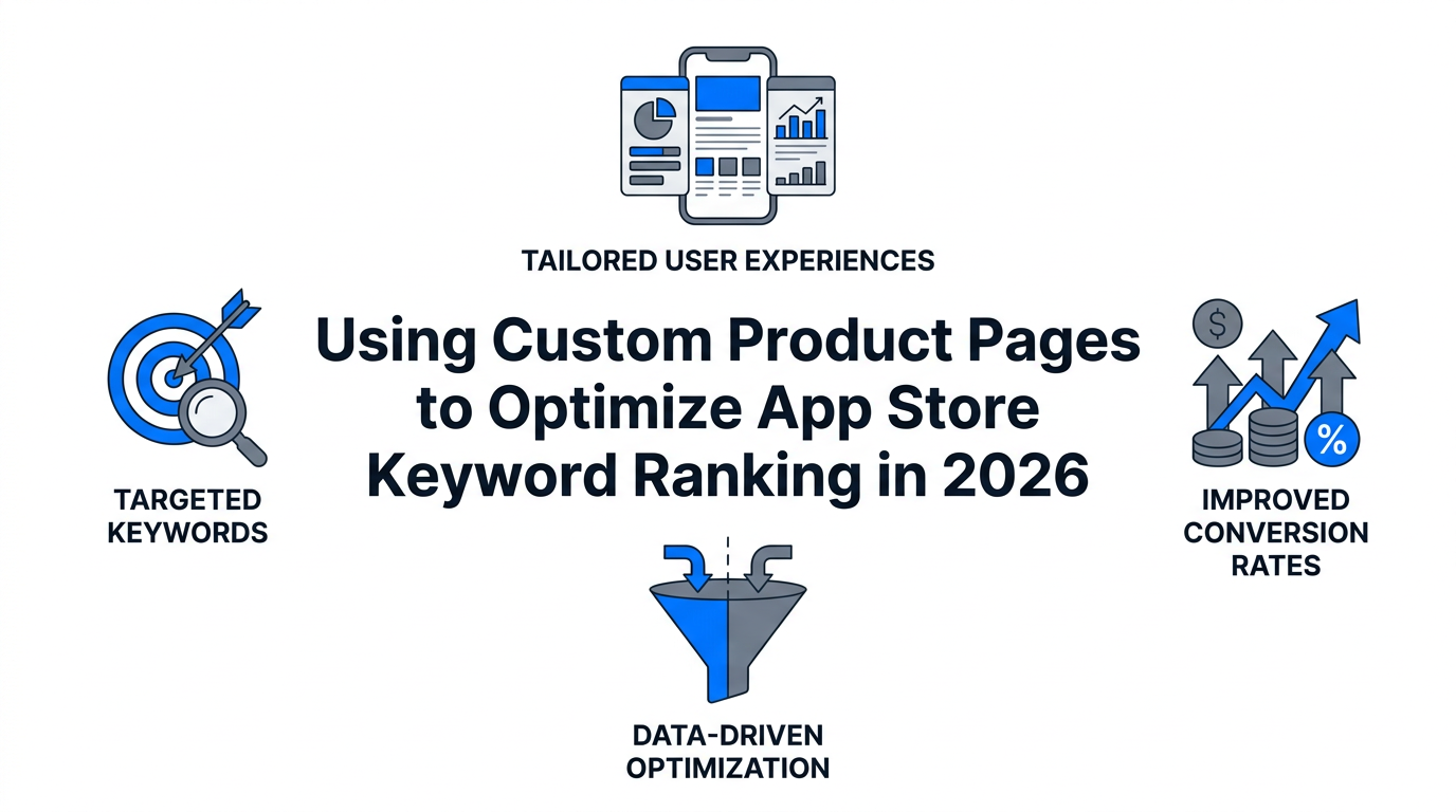 Using Custom Product Pages to Optimize App Store Keyword Ranking in 2026