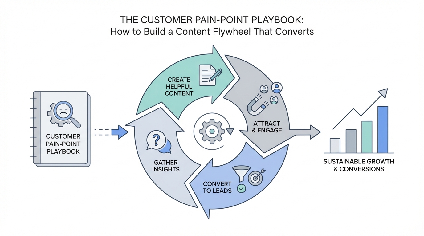 The Customer Pain-Point Playbook: How to Build a Content Flywheel That Converts